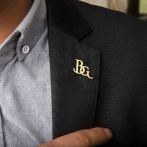 RS Custom Name Initial Brooch