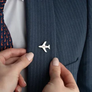RS Pilot Name Jacket Brooch