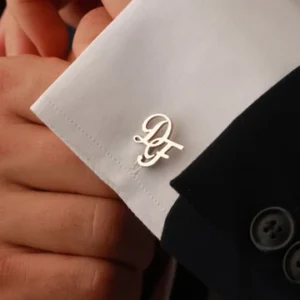 RS Initial Letter Custom Cufflinks