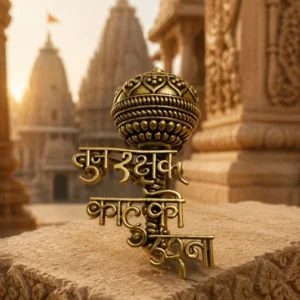RS Handmade Hanuman Gadda Brooch