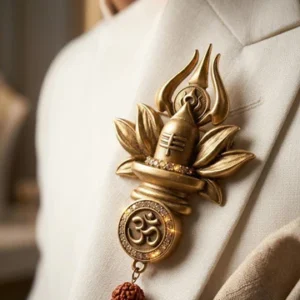 RS Om Symbol Trisula Shiva ling